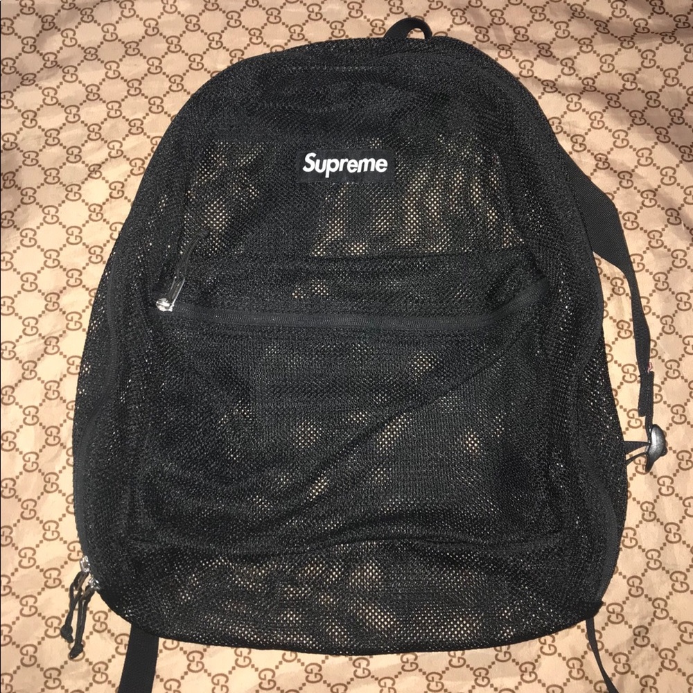 Supreme mesh backpack